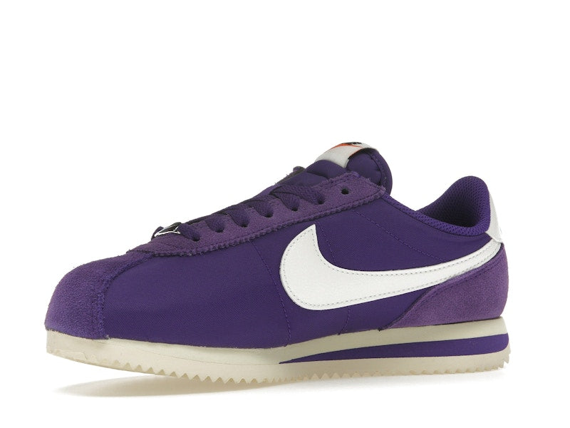 Nike Cortez Textile Field Purple Alabaster Safety Orange Summit White (Women's)