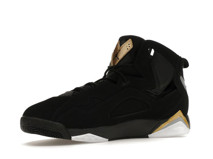 Jordan True Flight Black Metallic Gold