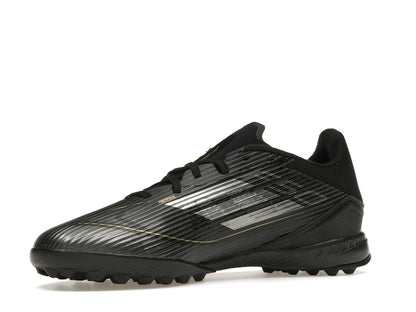 adidas F50 League Turf Core Black Iron Metallic Gold Metallic