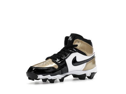 Jordan 1 Mid Cleat Patent Gold Toe (GS)
