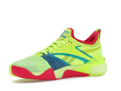 Reebok Nano Court Digital Lime Aqua Bold Pink