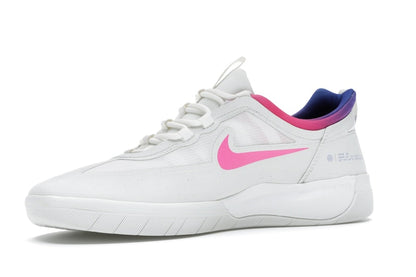 Nike SB Nyjah Free 2 Summit White Pink Blast Racer Blue