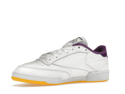 Reebok Club C 85 Eric Emanuel White Purple Yellow