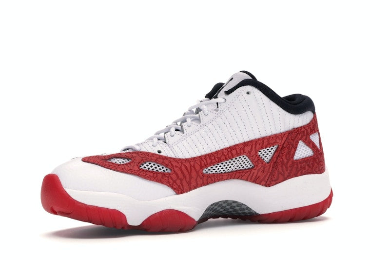 Jordan 11 Retro Low IE White Gym Red