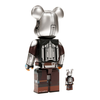 Bearbrick x Star Wars The Mandalorian Beskar Armor 100% & 400% Set
