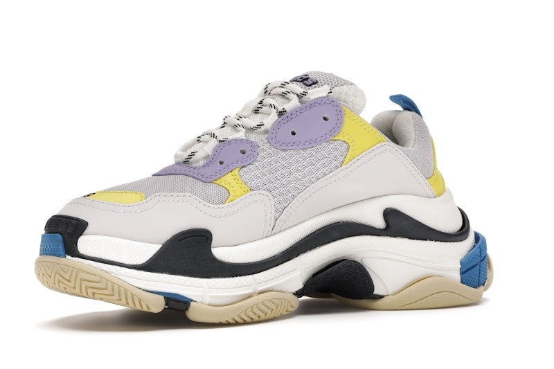 Balenciaga Triple S Purple Yellow Blue (Women's)
