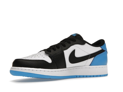 Jordan 1 Retro Low OG Black Dark Powder Blue (GS)
