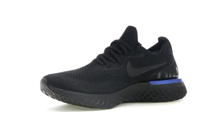 Nike Epic React Flyknit Black Racer Blue (Women's)