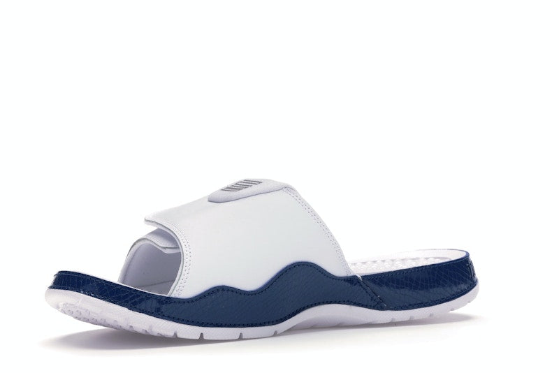 Jordan Hydro 11 Slide White Navy