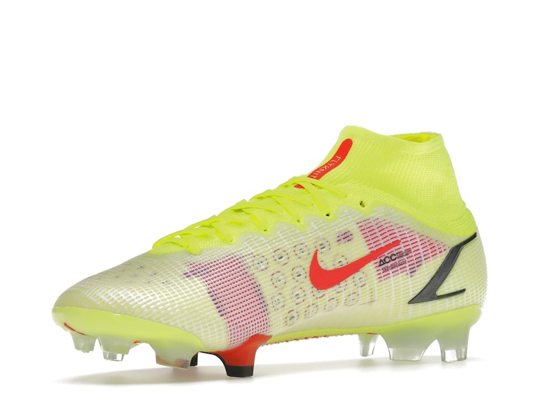 Nike Mercurial Superfly 8 Elite FG Volt Black Bright Crimson