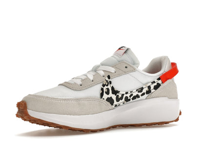 Nike Waffle Debut White Team Orange Leopard (Women's)