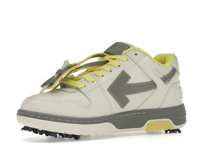 OFF-WHITE Out Of Office OOO Low Tops Golf Paris Hilinski Gray Yellow