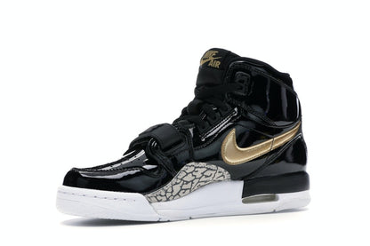 Jordan Legacy 312 Black Gold Patent (GS)