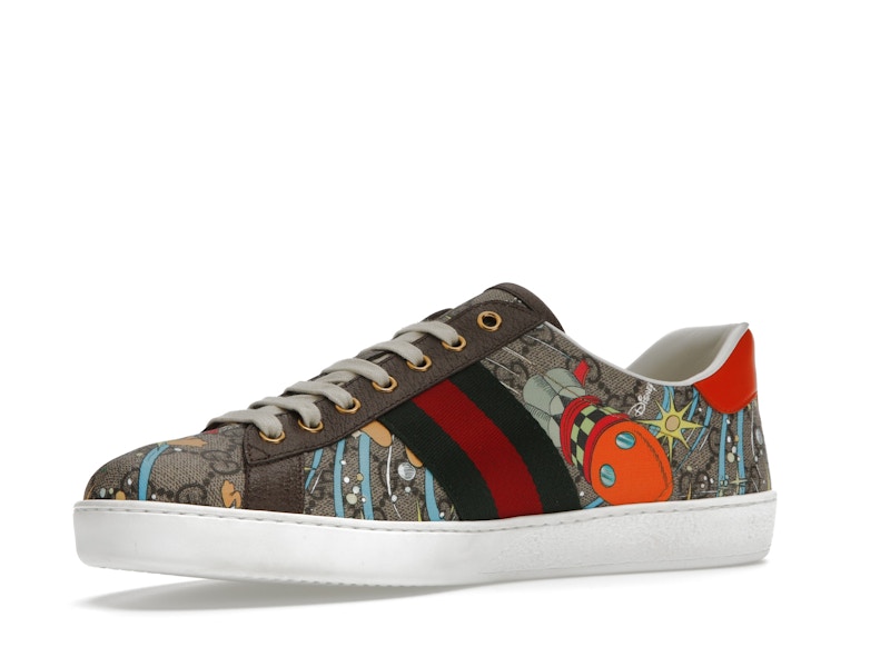 Gucci Ace x Disney Huey, Dewey, Louie Print