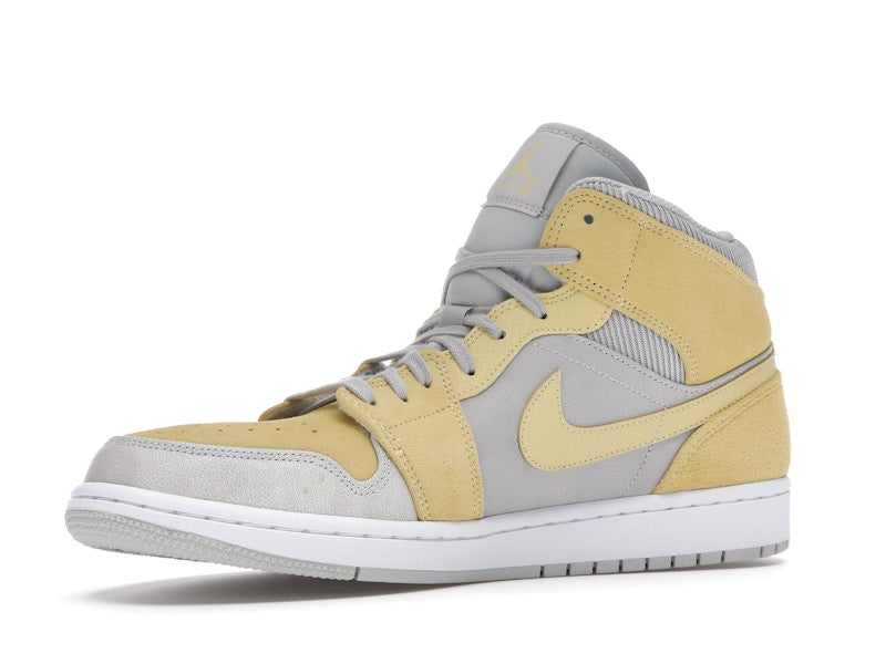 Jordan 1 Mid Mixed Textures Yellow