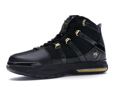 Nike LeBron Zoom 3 Black Metallic Gold