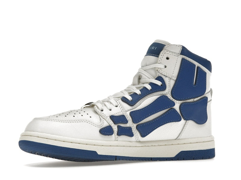 AMIRI Skel Panelled High Top White Blue
