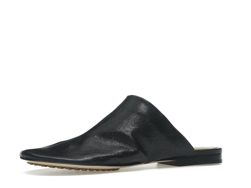 Bottega Veneta Leather Dot Sock Slippers Black (Women's)