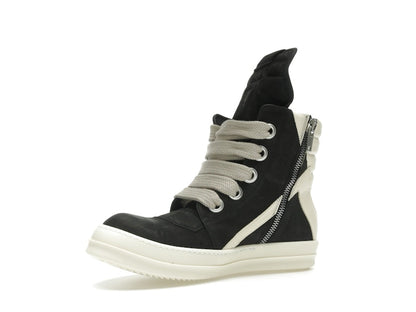 Rick Owens Geobasket Jumbo Lace High Black Milk (Women's)