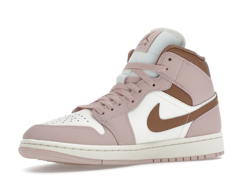 Jordan 1 Mid Pink Oxford Brown (Women's)