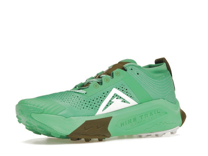 Nike ZoomX Zegama Trail Spring Green Olive Flak Black White
