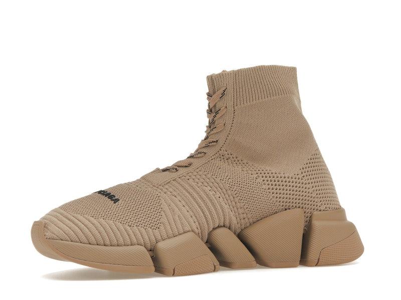 Balenciaga Speed 2.0 Lace Up Beige (Women's)