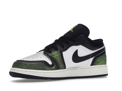 Jordan 1 Low Wear Away Electric Green (GS)
