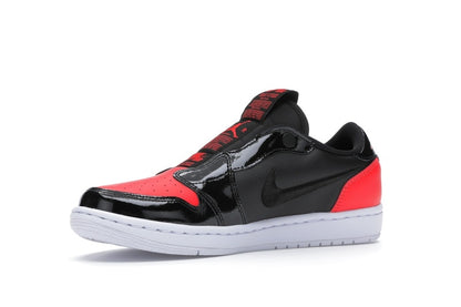 Jordan 1 Low Slip Black Hot Punch (Women's)