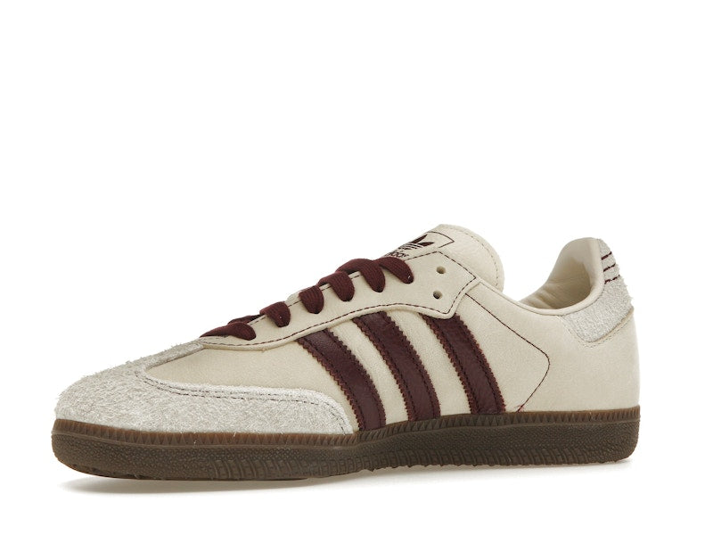 adidas Samba OG Wonder White Maroon (Women's)