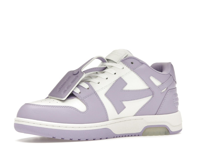 OFF-WHITE Out Of Office Calf Leather White Lilac