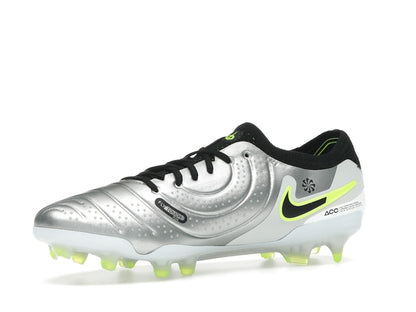 Nike Tiempo Legend 10 Elite FG Metallic Silver Volt Black
