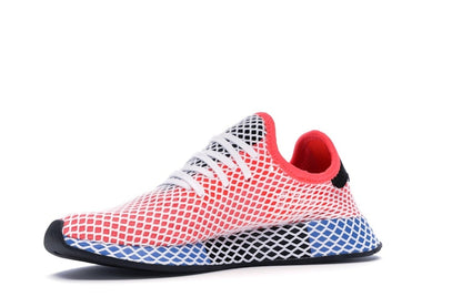 adidas Deerupt Solar Red Bluebird
