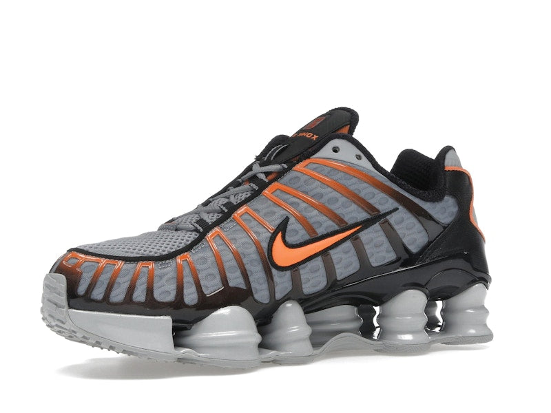 Nike Shox TL Light Smoke Grey Black Bright Mandarin