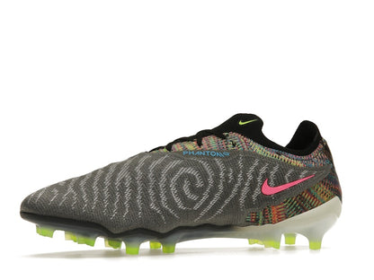Nike Gripknit Phantom GX Elite Fusion FG Black White Blue Glow Volt