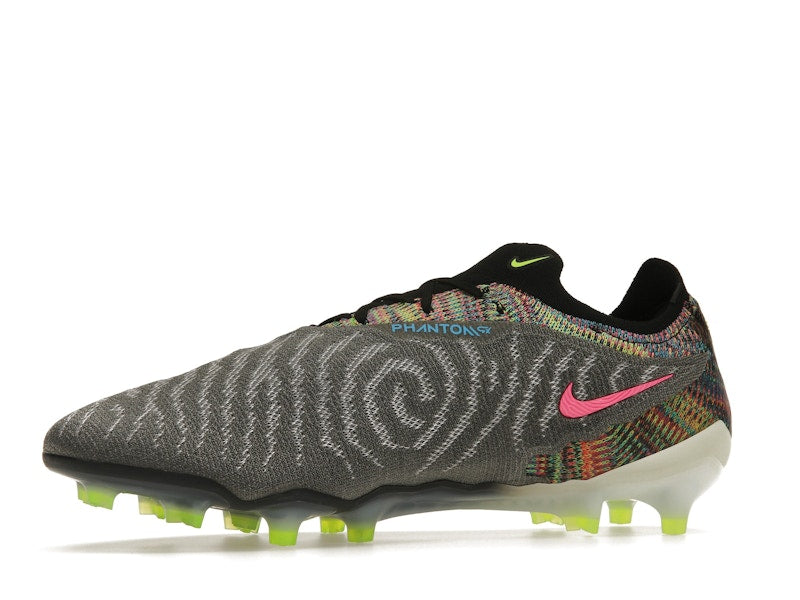 Nike Gripknit Phantom GX Elite Fusion FG Black White Blue Glow Volt