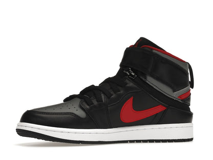 Jordan 1 High FlyEase Black Gym Red Smoke Grey