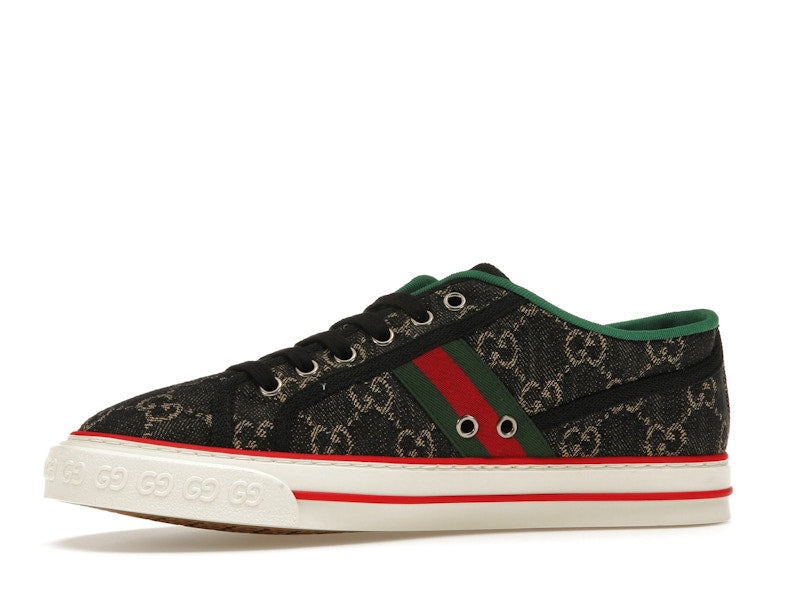 Gucci Tennis 1977 GG Logo Black Multi