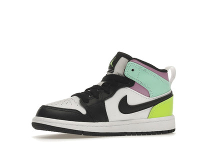 Jordan 1 Mid Pastel Black Toe (PS)