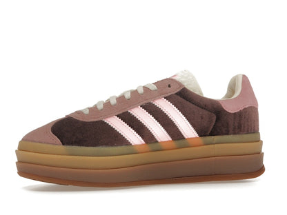 adidas Gazelle Bold Shadow Brown Warm Clay Glow Pink (Women's)
