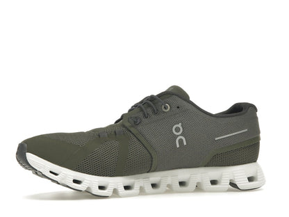 On Running Cloud 5 Olive Green White