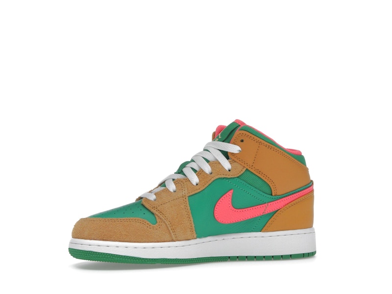 Jordan 1 Mid SE Chutney Lucky Green (GS)