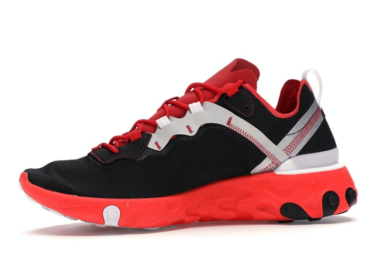 Nike React Element 55 Black White Red Orbit