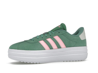 adidas VL Court Bold Preloved Green Pink Spark Ivory (Women's)