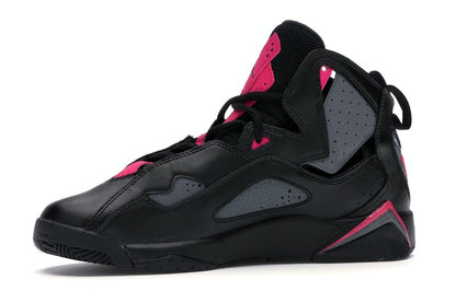 Jordan True Flight Black Dark Grey Deadly Pink (GS)