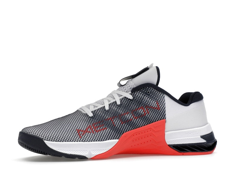 Nike Metcon 8 White Crimson Obsidian