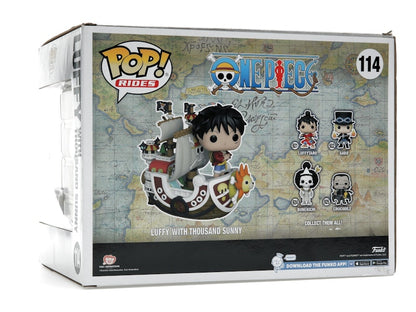 Funko Pop! Rides One Piece Luffy with Thousand Sunny 2022 Winter Convention Exclusive Figure #114