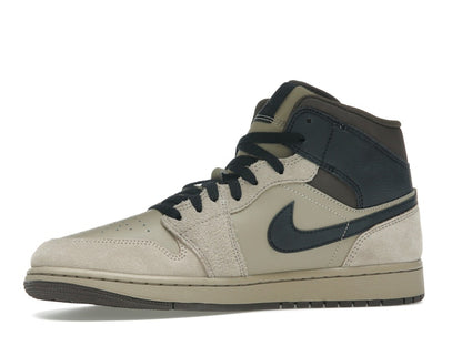Jordan 1 Mid Khaki Baroque Brown
