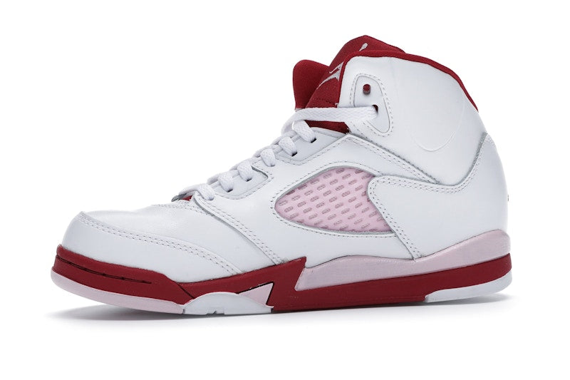 Jordan 5 Retro White Pink Red (PS)