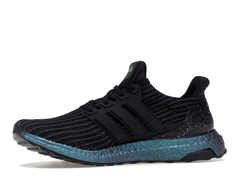 adidas Ultra Boost Black Green Zest