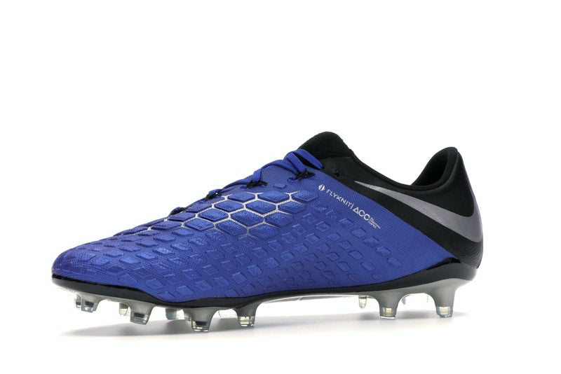 Nike Hypervenom Phantom 3 Elite Flyknit FG Racer Blue